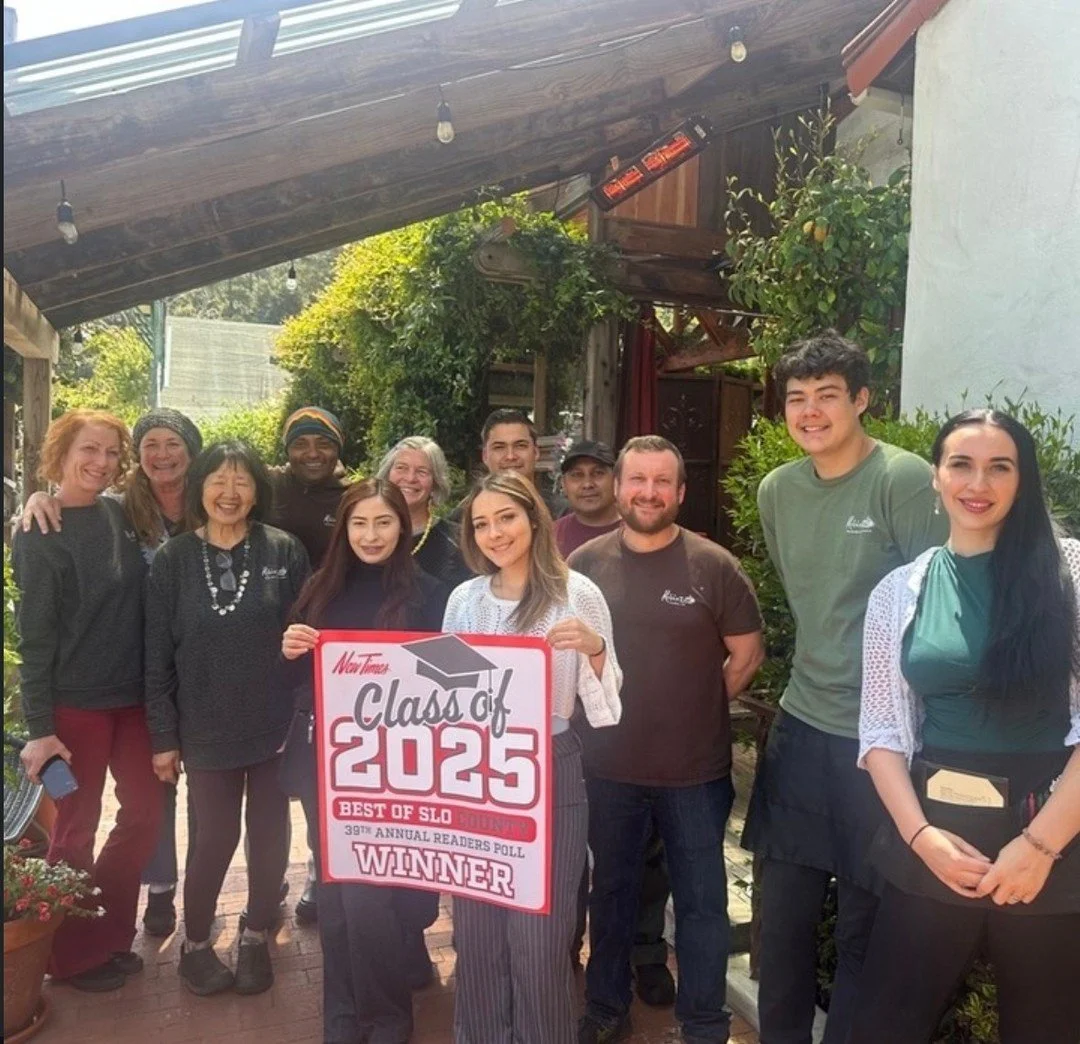 SLO County's best are up for recognition. Cast your vote for the @newtimesslo Best of SLO Awards by March 16th by visiting NewTimesSlo.com, and celebrate the local flavors and places we cherish. 

We are thankful to have been voted Best North Coast R