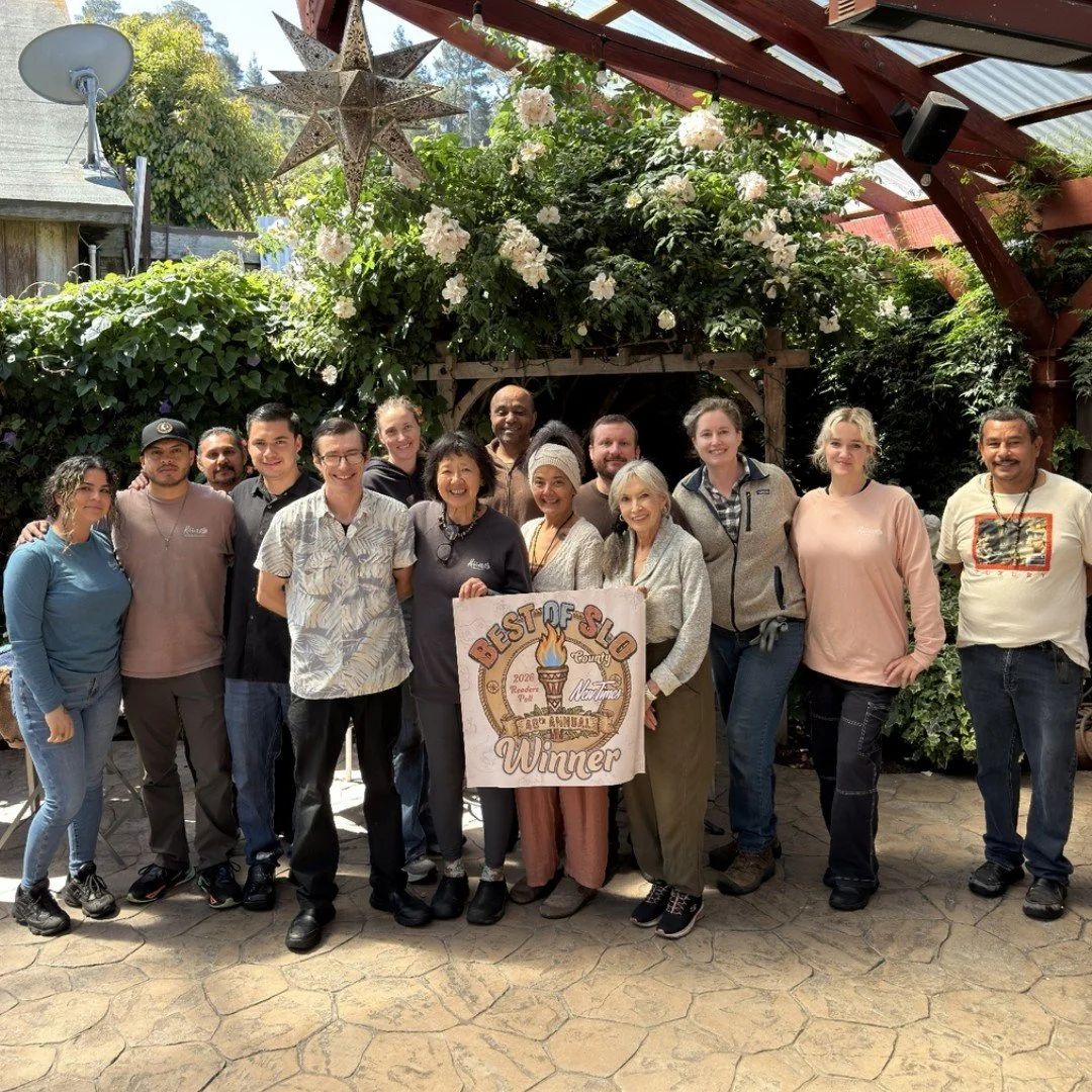 We are incredibly honored and grateful to have been voted Best Cambria Restaurant this year 🤍

And for the past 10 years, you&rsquo;ve also voted Robin&rsquo;s as Best North Coast Restaurant, a recognition that means more to us than words can say.

