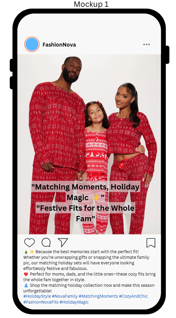 Instagram content mockup