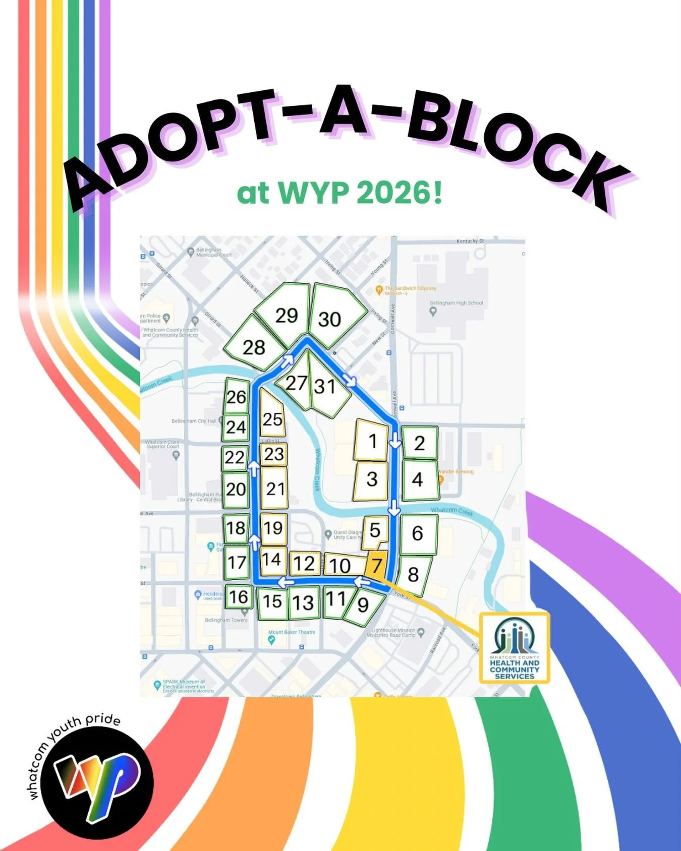 Hello all! Youth Pride is just around the corner on May 30th! We want to make sure our youth have people cheering them on every step of the way. That&rsquo;s why we&rsquo;re looking for people to line the sides of the parade route through &ldquo;adop