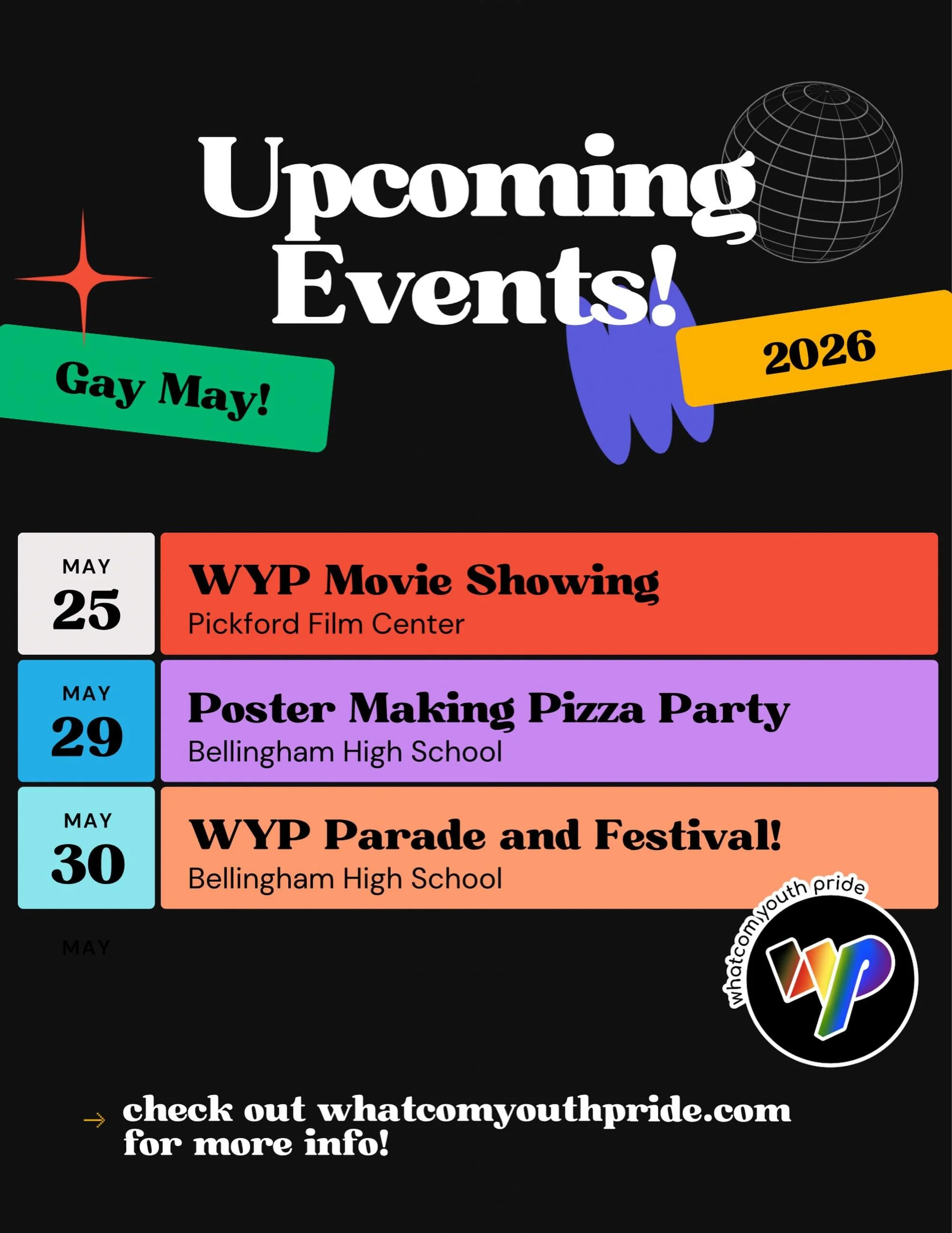 Happy Gay May! Join us tomorrow @pickfordfilm and later in the week for more WYP fun!