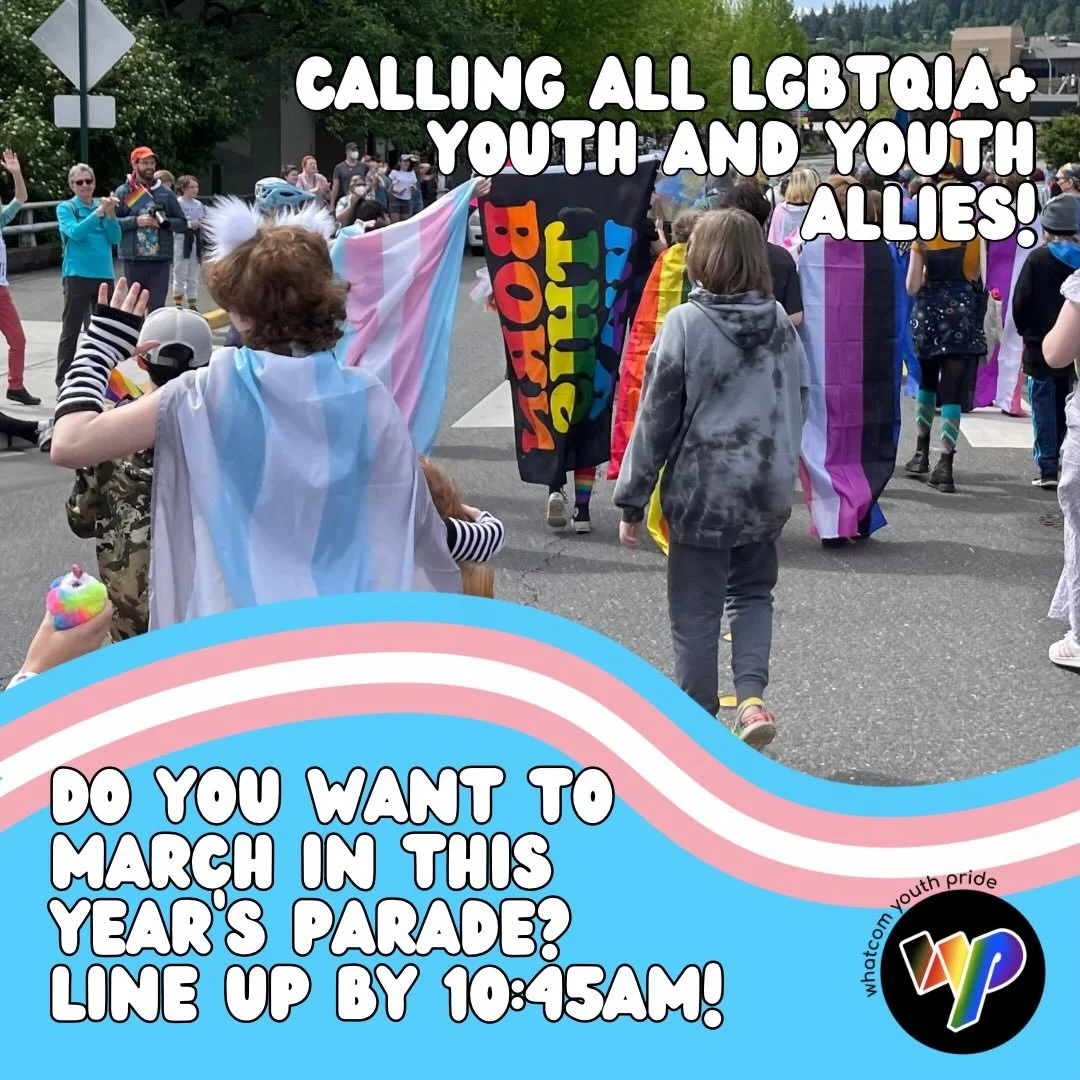 Do you want to march with us this Saturday? Here&rsquo;s how! Make sure to be lined up at the parade start on the corner of Halleck and Cornwall no later than 10:45am, swipe for a map. The best day of the year is almost here! 🌈