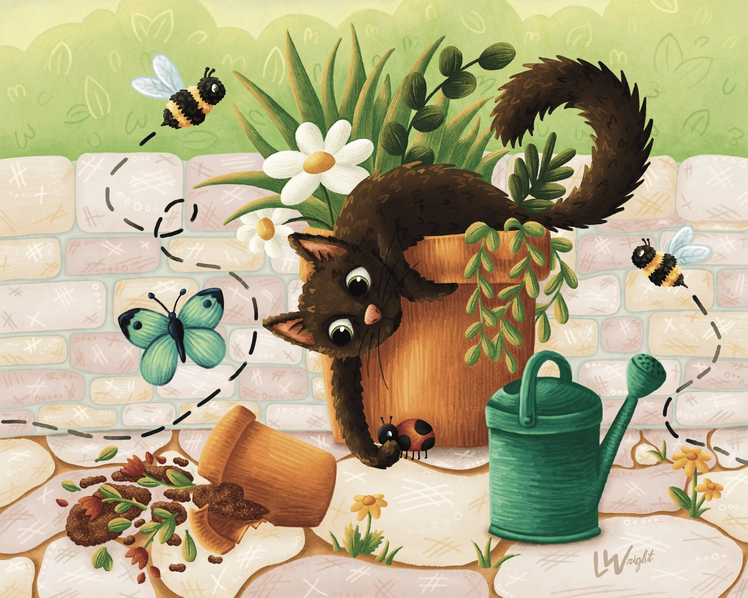 Garden Kitty