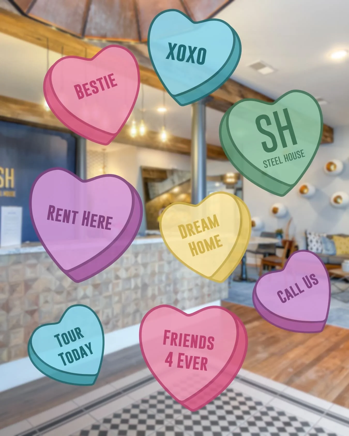 Love is in the air at Steel House 💘✨

Roses are red, violets are blue&hellip; your dream home is waiting, and it just might be here with you 🏡💕 

From cozy vibes to spaces made for making memories, we&rsquo;ve got everything you need to fall head 