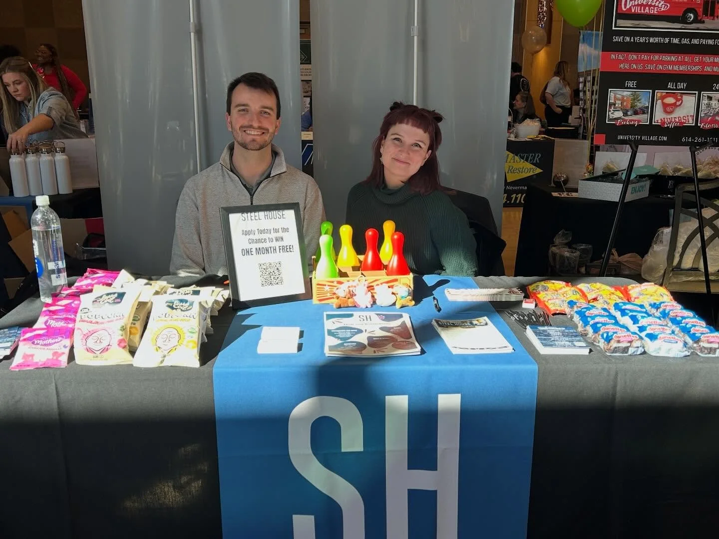 We are out at the The Ohio State University off campus housing fair today Come stop by say hi and learn more about life at Steel House we would love to meet you 🏡

#SteelHouseApartments #OSU #OffCampusLiving #ColumbusLiving #BuckeyeLife