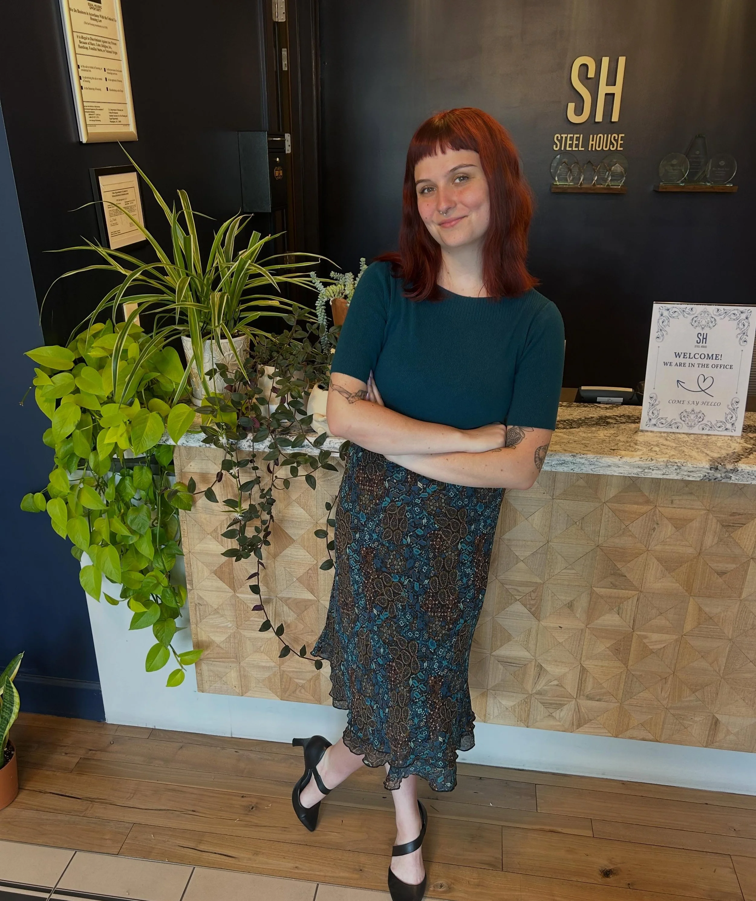 🌿 Meet Aimee! 🌿

If you&rsquo;ve stopped by the leasing office, you&rsquo;ve probably noticed the collection of beautiful plants surrounding Aimee&rsquo;s desk. As Steel House&rsquo;s Assistant Property Manager, Aimee brings a little extra greenery