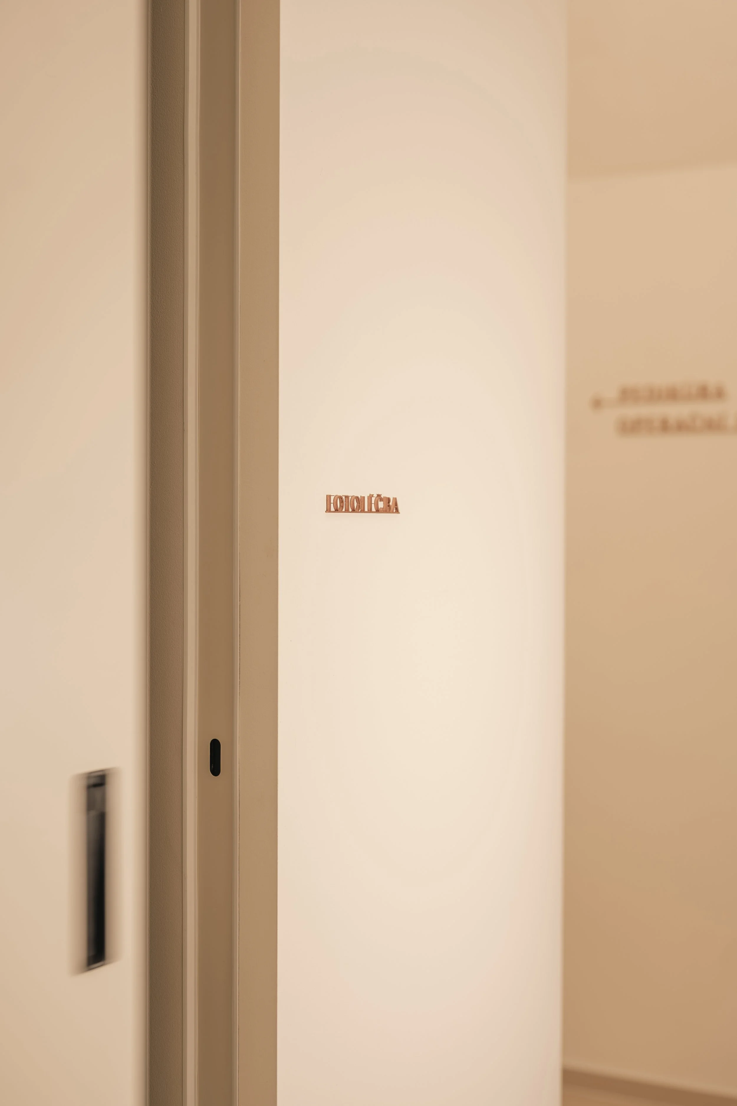 Custom-made doors set into historic masonry, with a brief description