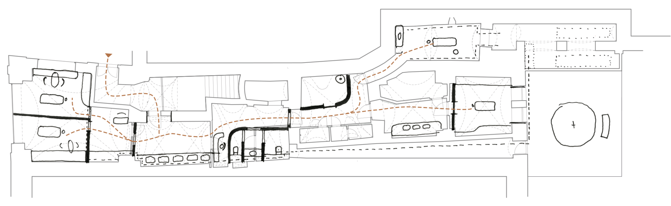 Conceptual Floor Plan: Designing the Layout of a Medical Office in a Historic Building