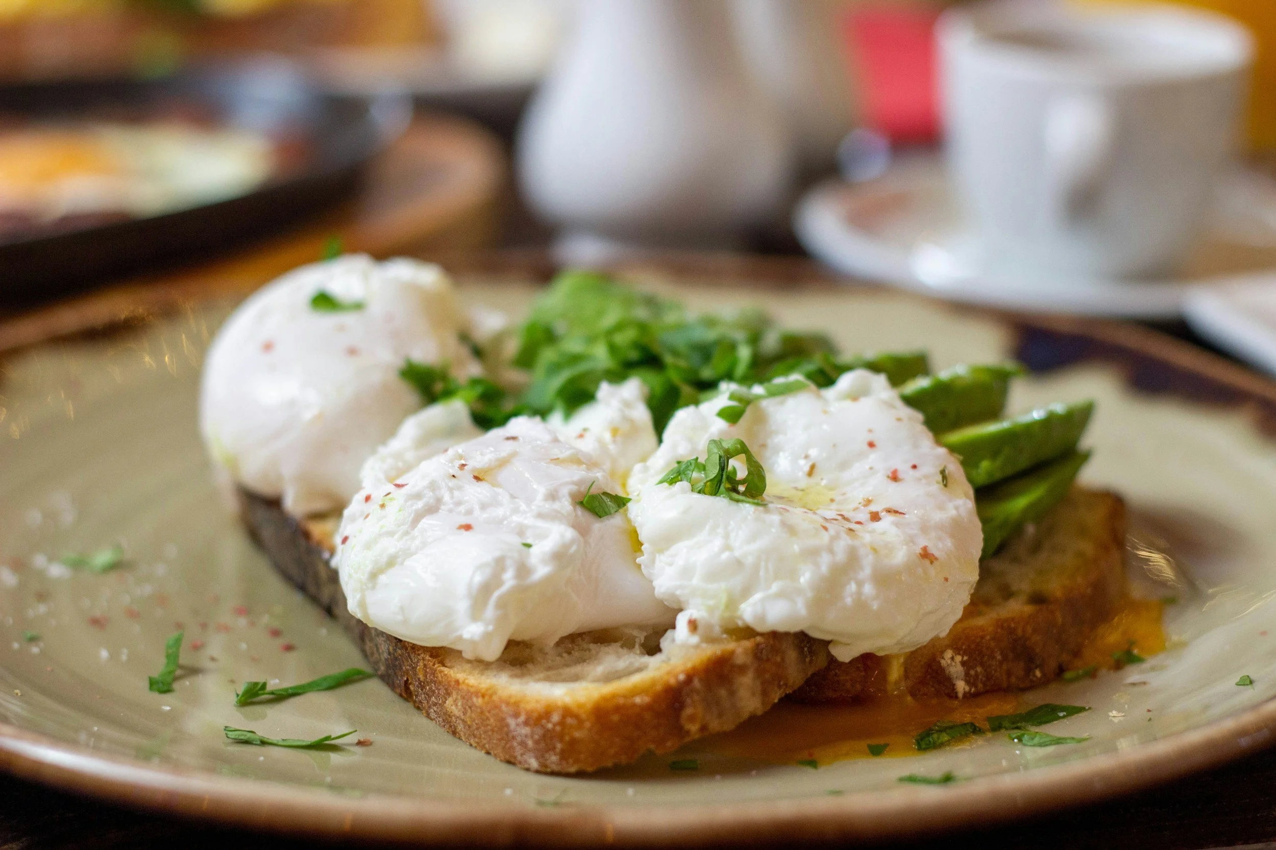 Avocado Toast with Poached Eggs