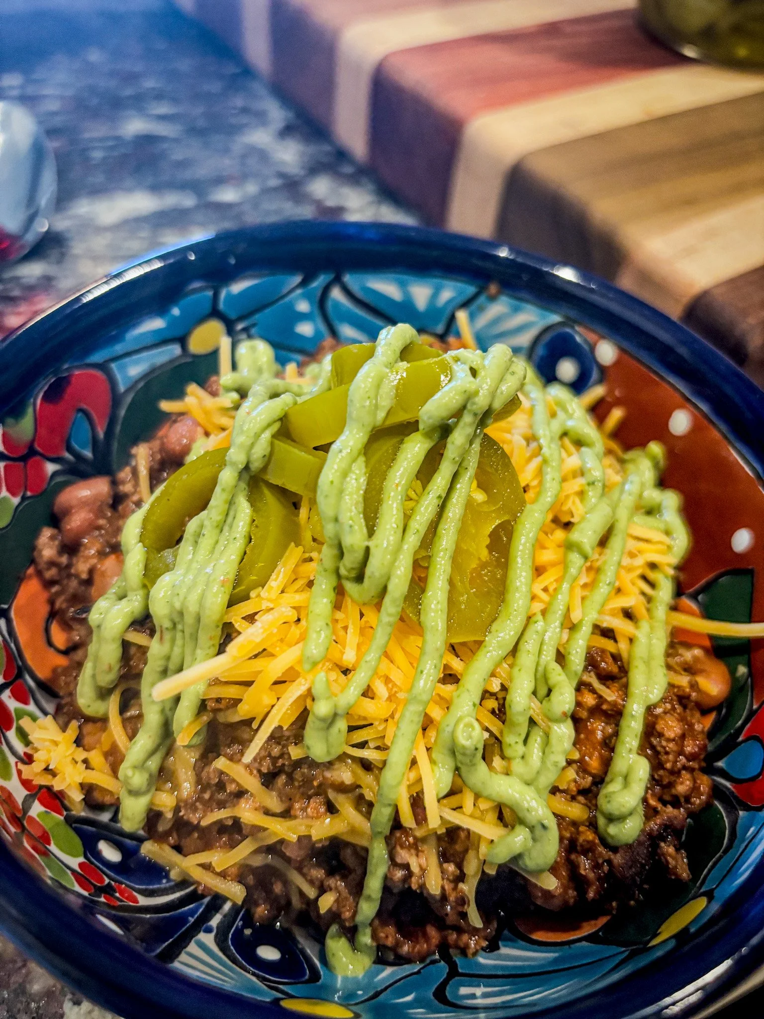 Oklahoma-inspired Bean chili