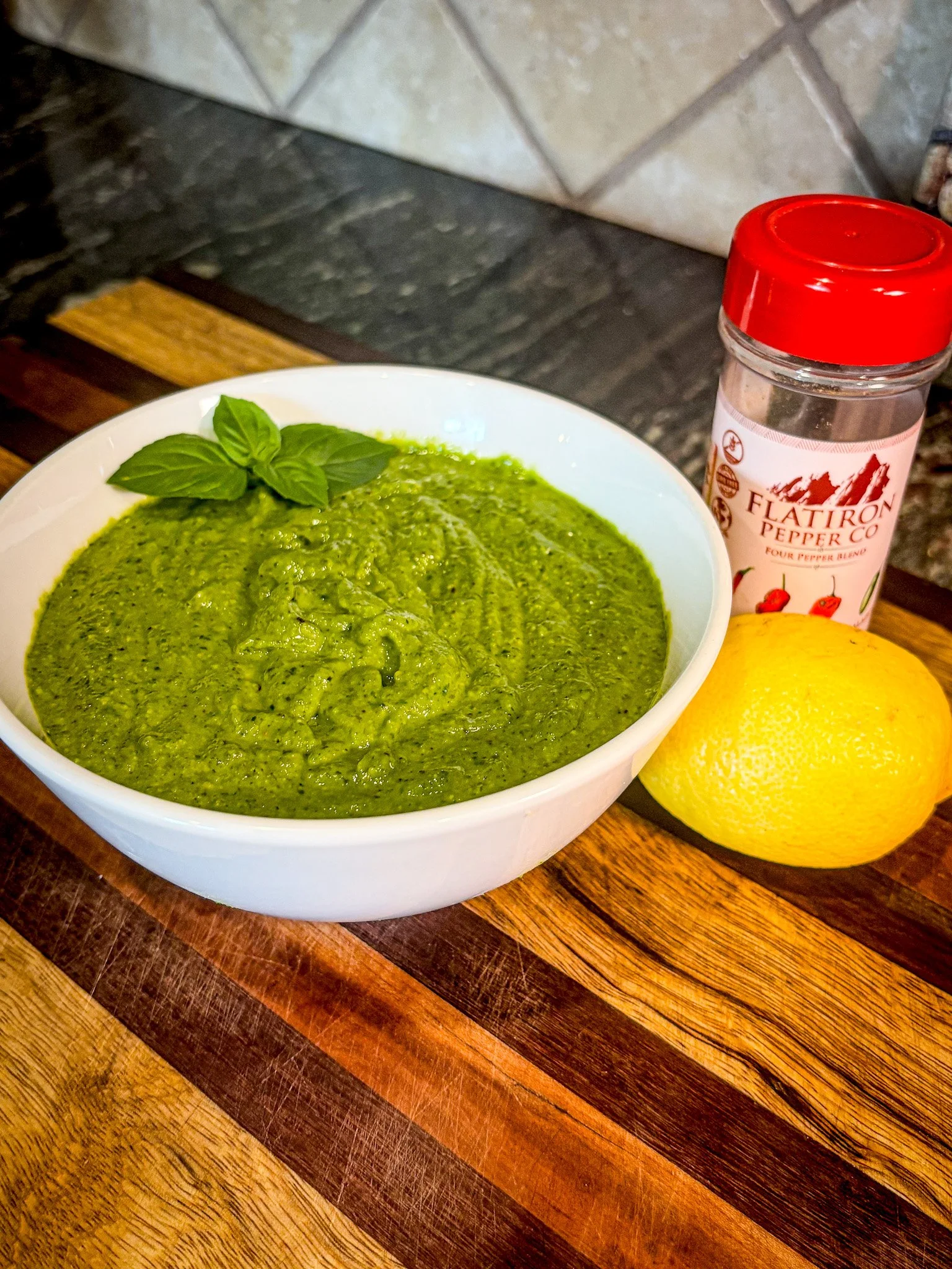 Lemon Spinach Pesto