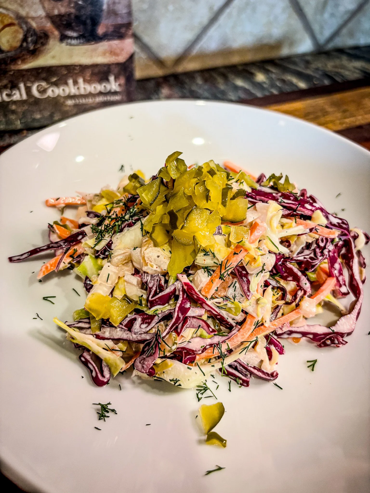 Dill Pickle Slaw