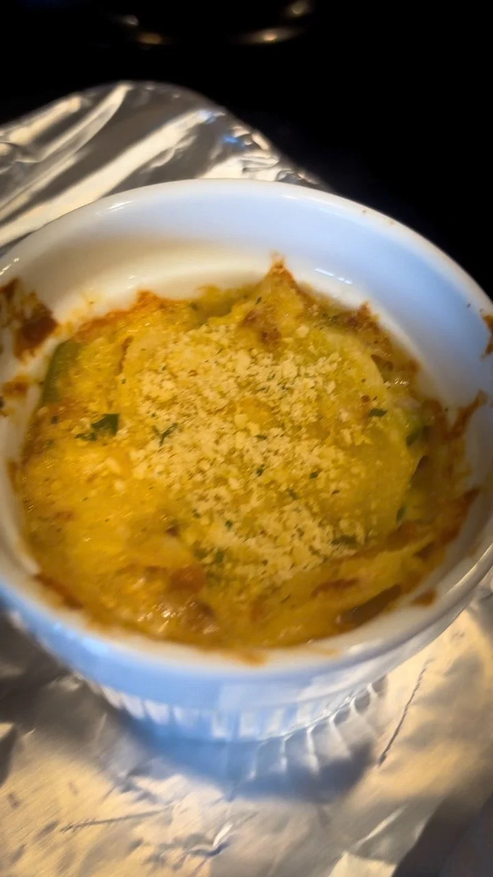 Hatch Chile &amp; Chorizo Potato Au Gratin