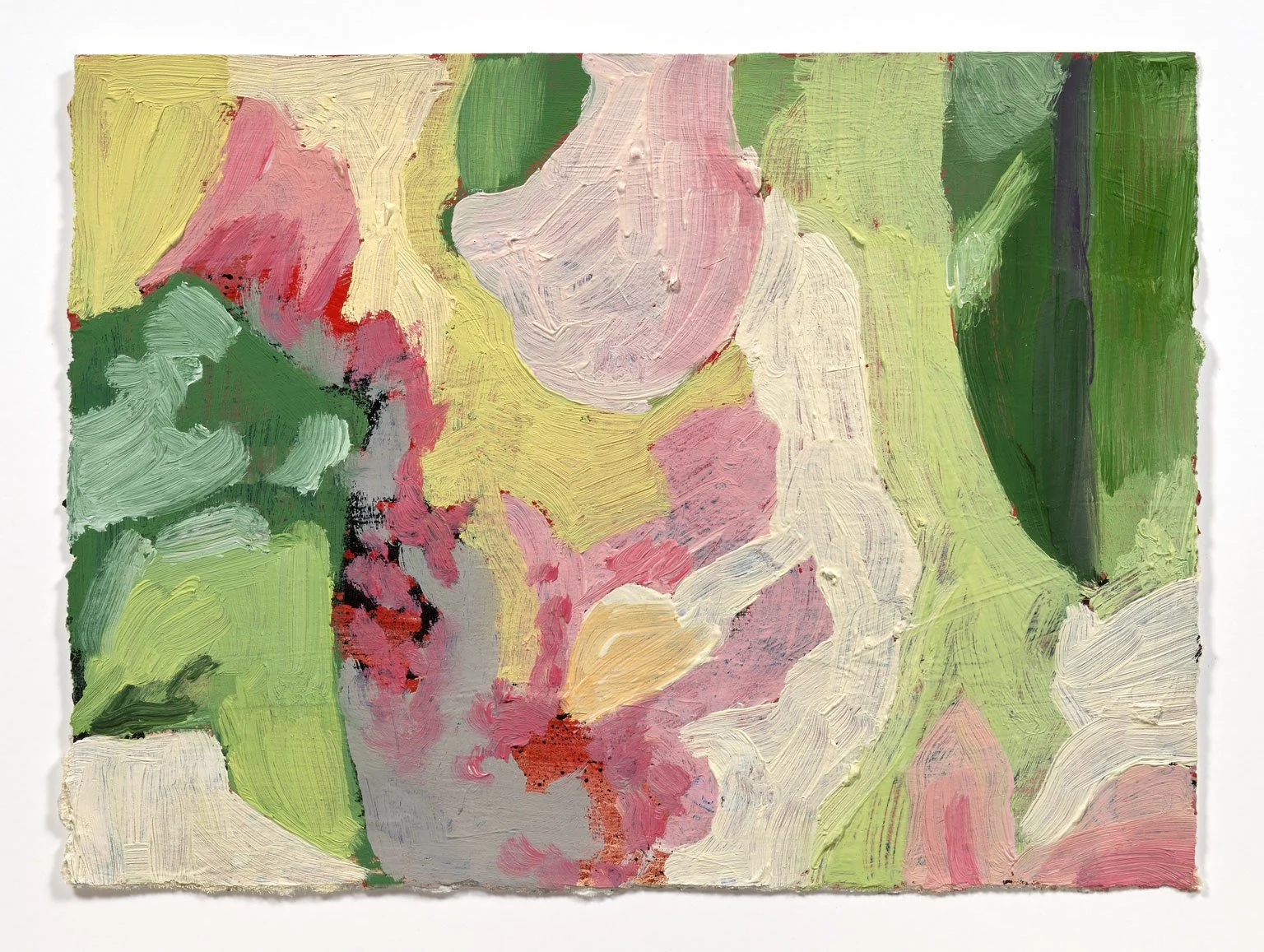 Thicket #11, 2024. Oil on paper, 8in. x 10in.