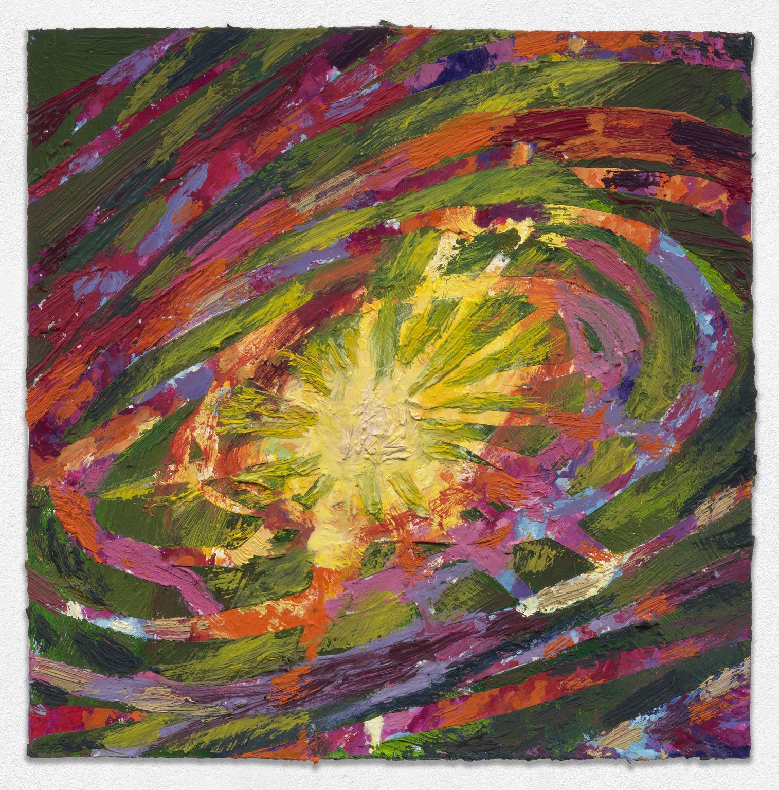 Genesis, 2025. Oil on panel, 8in. x 8in. 