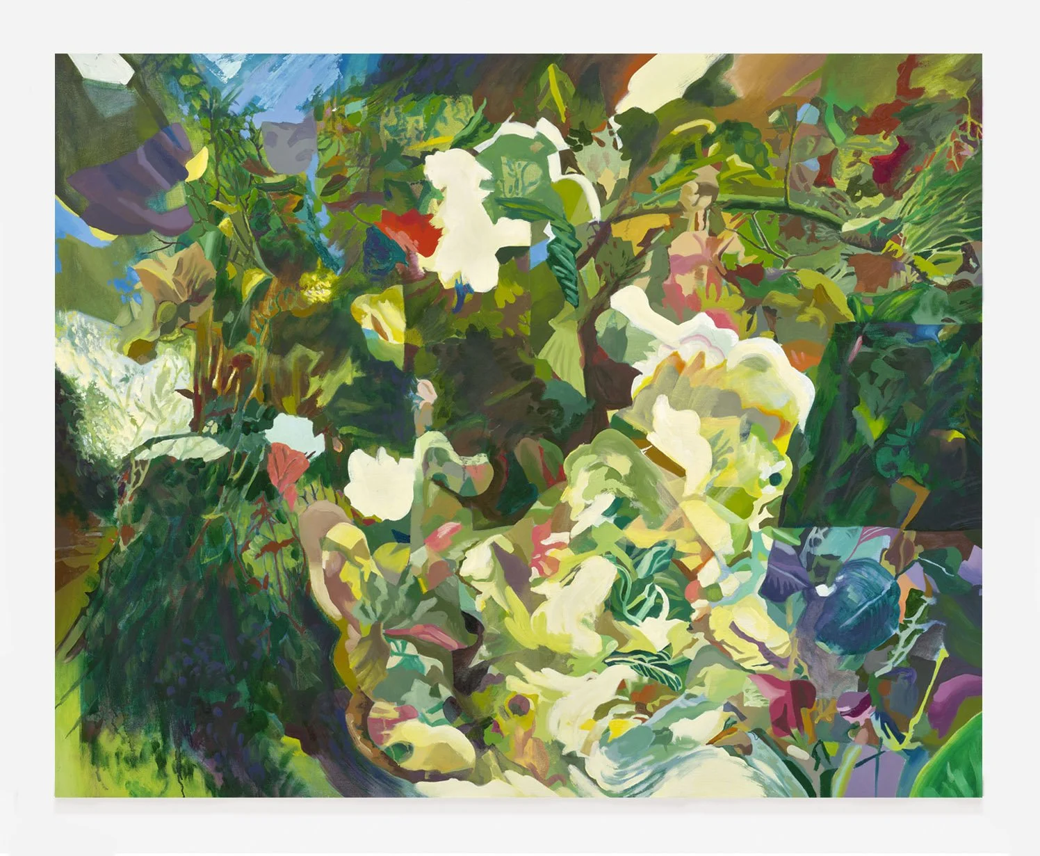 Through the Garden Gate, 2024. Oil on Canvas, 48in. x 60in.