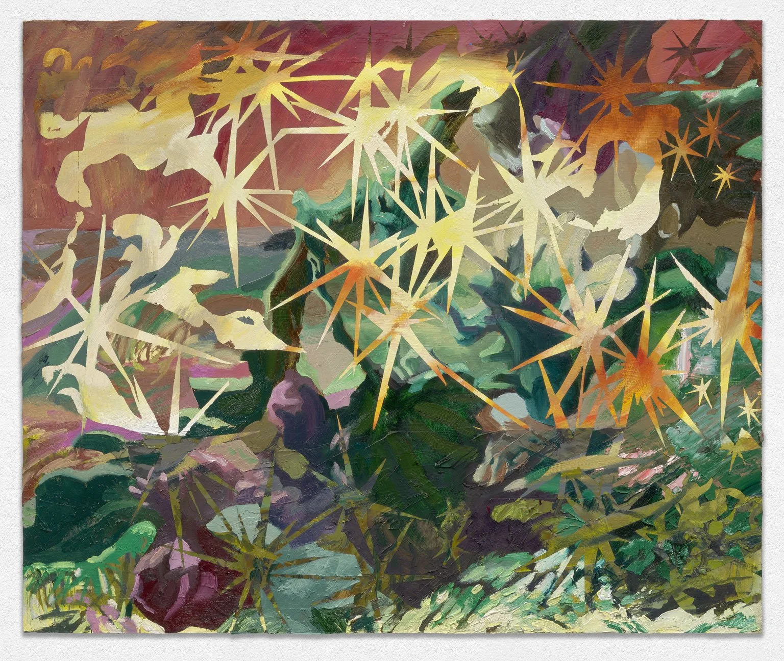 At Summer's End, 2025. Oil on panel, 20in. x 24in. 