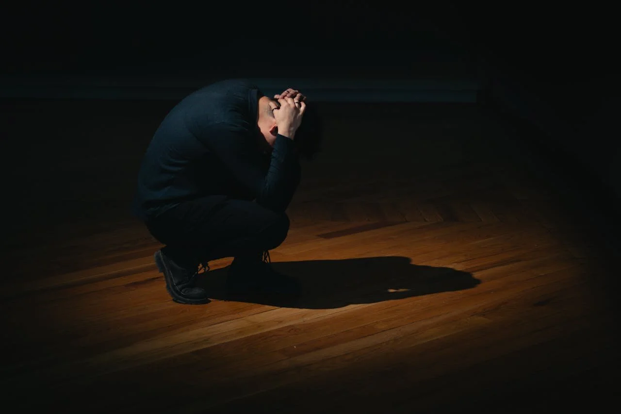 emotional-solitude-on-wooden-floor
