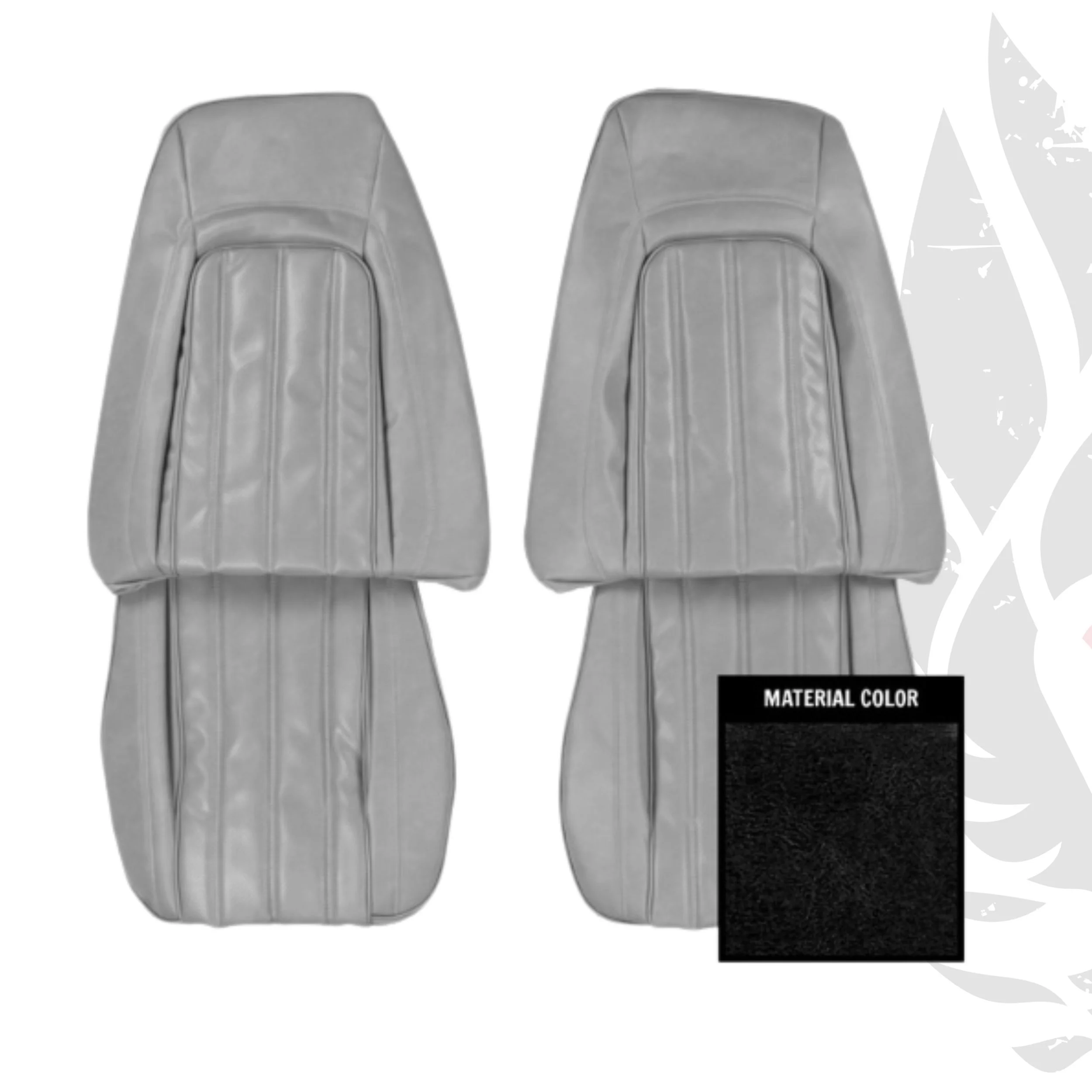 1977 Pontiac Firebird Deluxe Vinyl Seat Upholstery; Choose From 5 Colors, Front, Rear, or Full Set