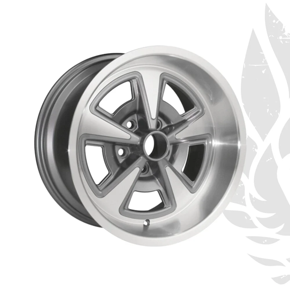 Pontiac Rally II Cast Wheels - Full Set with Caps — Restore A Muscle Car