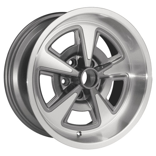 Muscle Car Rally Rims Pontiac Rally II Cast Wheels - Full Set with Caps — Restore A Muscle Car