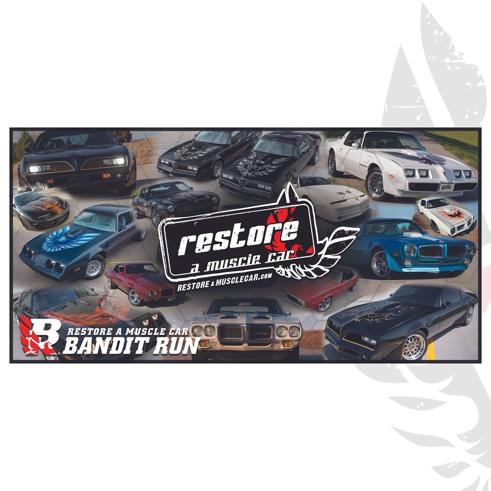 BANDIT RUN POSTER 18 X 24 BY MARK ERVIN — Restore A Muscle Car
