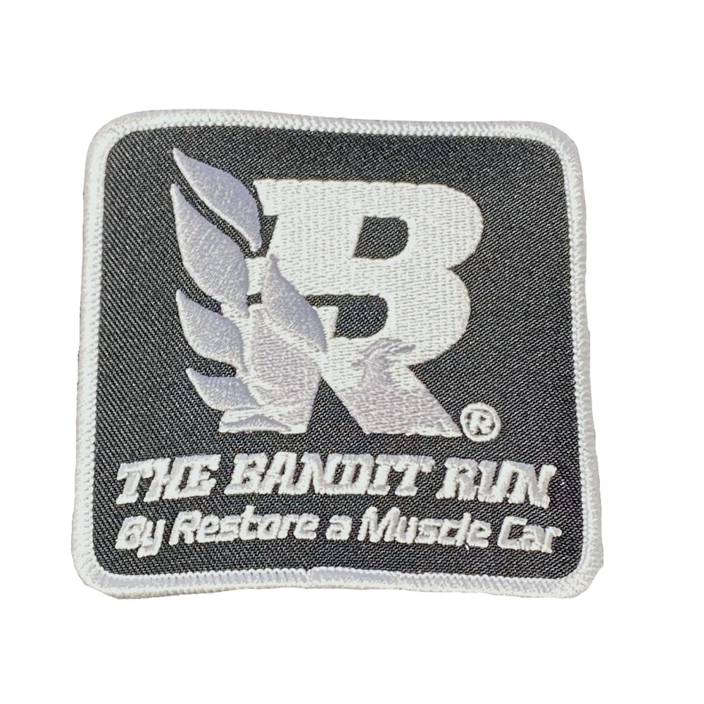 2024 Bandit Run Logo Diecut Premium Rubber Keychain — Restore A Muscle Car