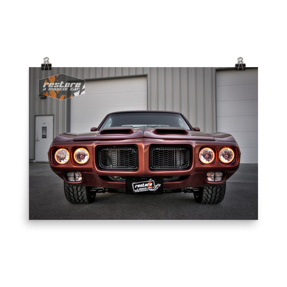 Bandit Plate Black and Gold — Restore A Muscle Car