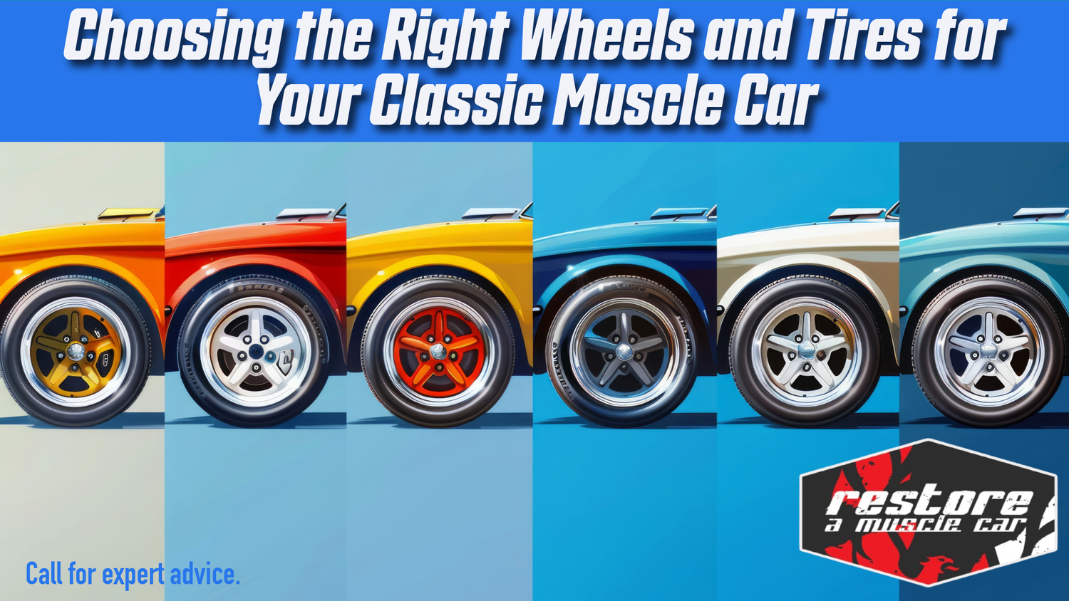 Basic Muscle Car Rims best wheels and tires for classic muscle car — Restore A Muscle Car