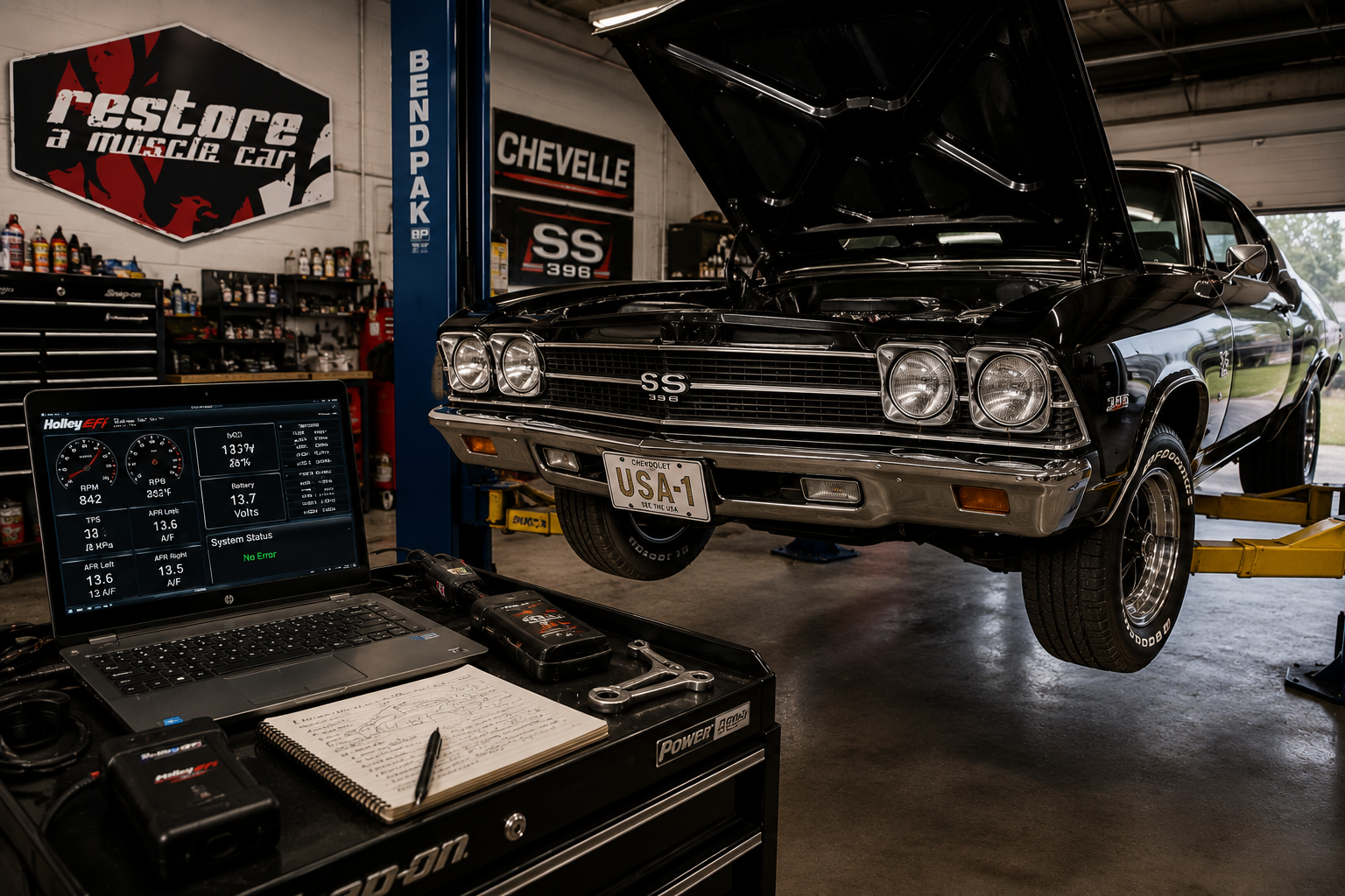 muscle car restoration technology