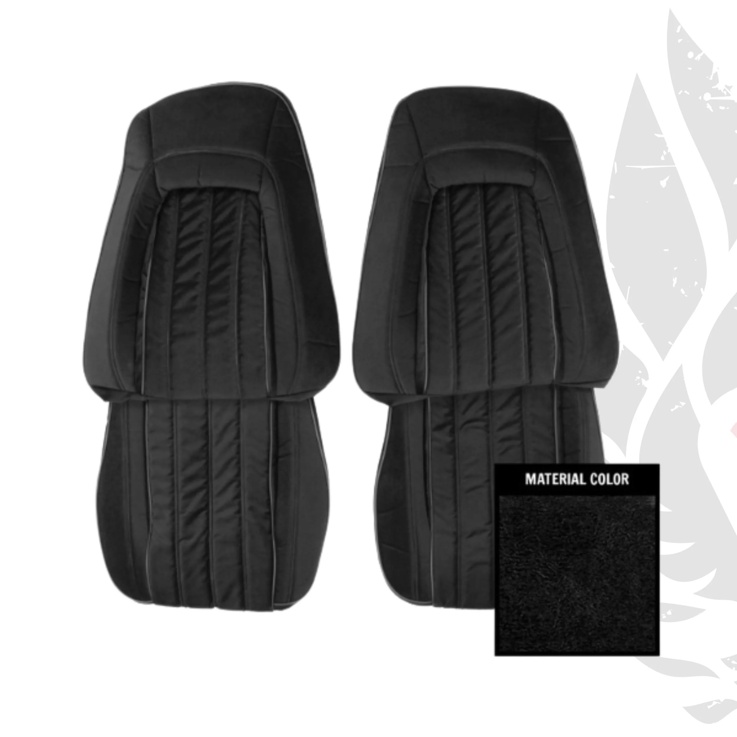 1977 Pontiac Firebird Deluxe Cloth Seat Upholstery; Choose From 4 Colors, Front, Rear, or Full Set