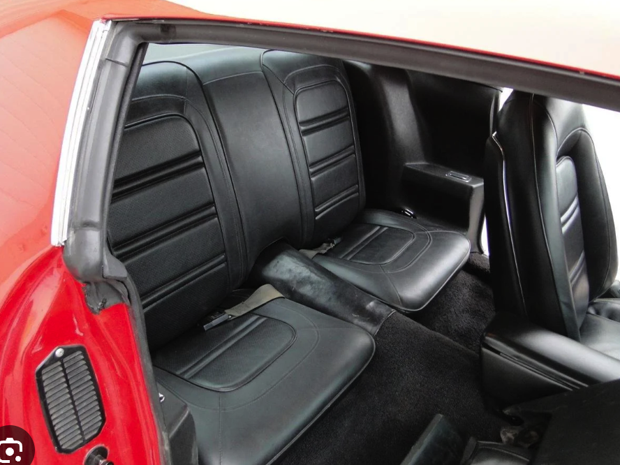 1970-81 Pontiac Firebird Trans Am Custom Leather Rear Seat Covers