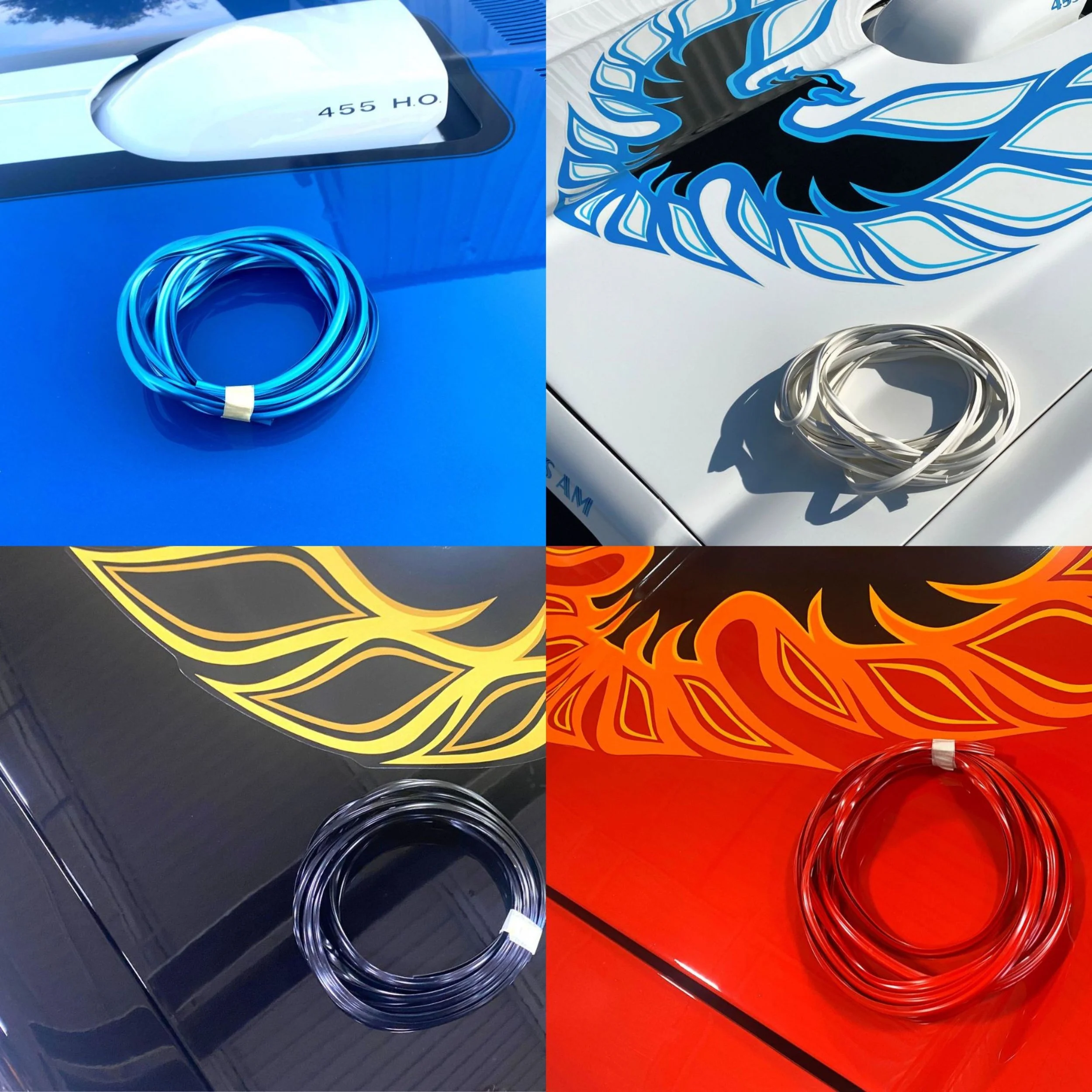 1970-1981 Pontiac Trans Am Firebird Color Molded Spoiler Welting Kit - 11 Colors Available!