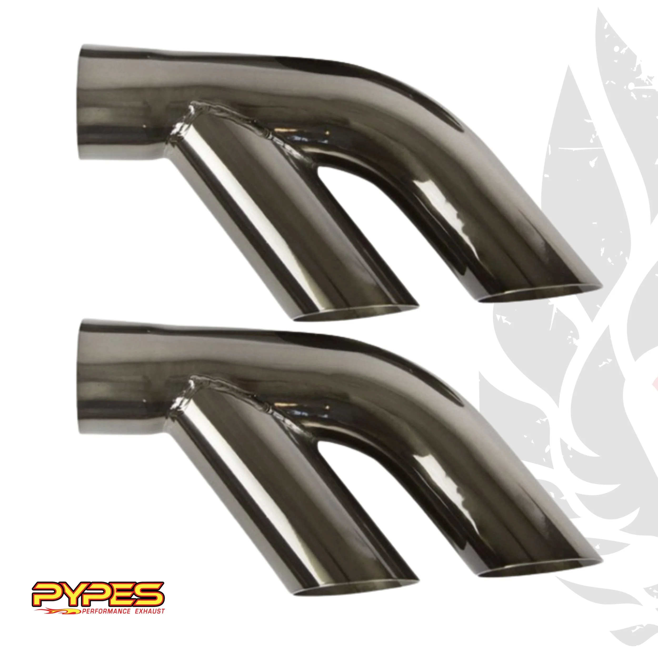1976-1981 Trans Am Performance Exhaust 2.5" Stainless Split Tips (Black Chrome)