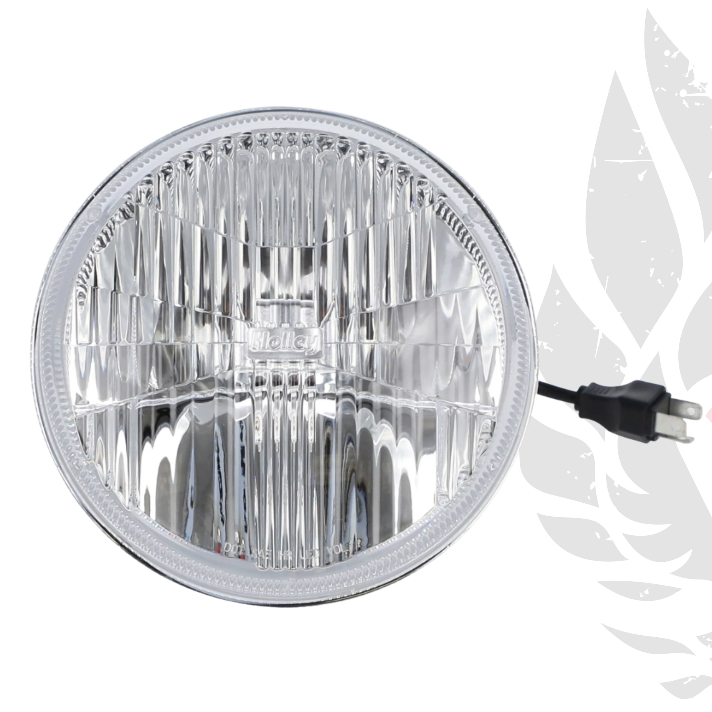 1967-76 Pontiac Firebird Trans Am Holley Retrobright LED Forward Facing Light - Modern White (5700k); 7in Round