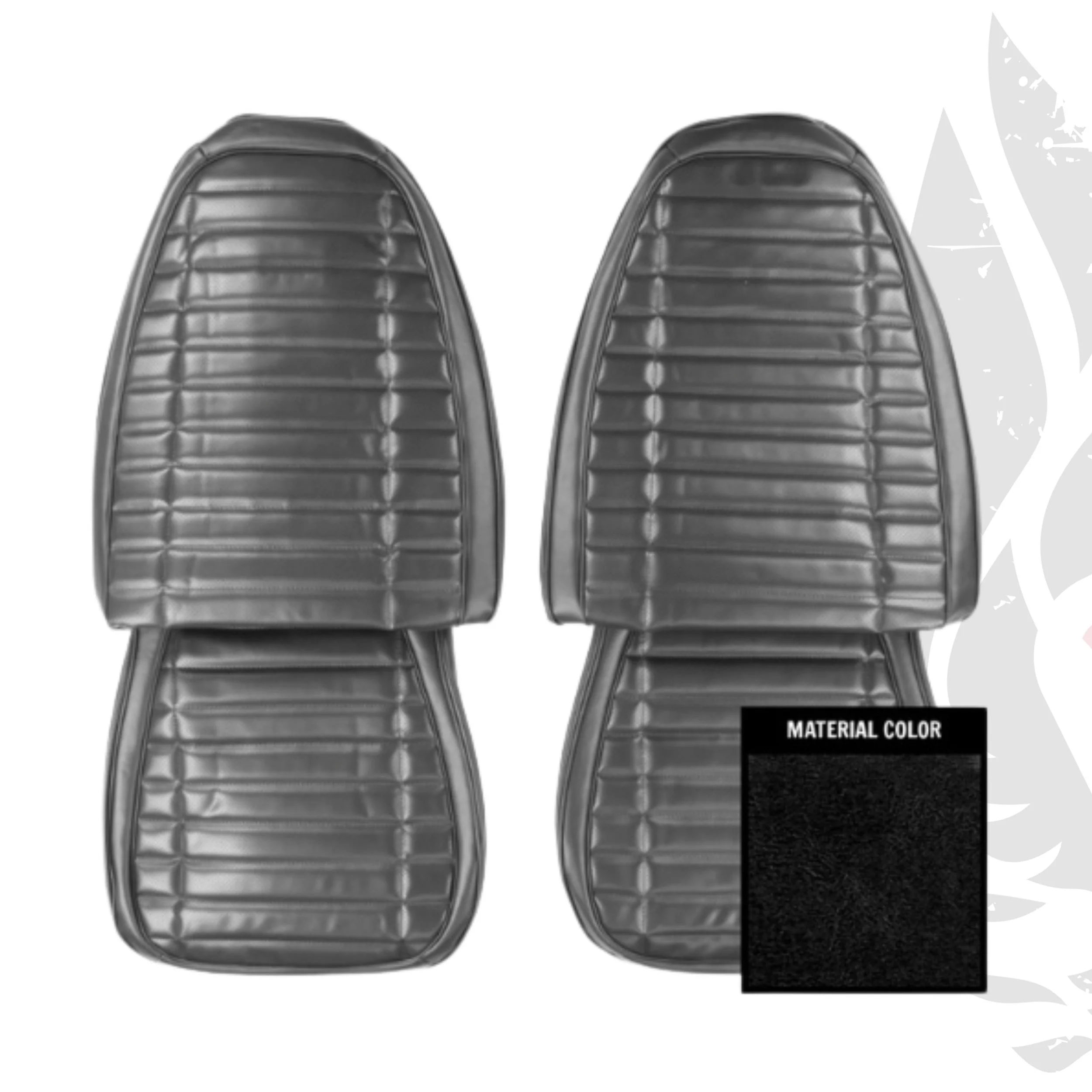 1972 Pontiac Firebird Deluxe Seat Upholstery; Choose From 6 Colors, Front, Rear, or Full Set
