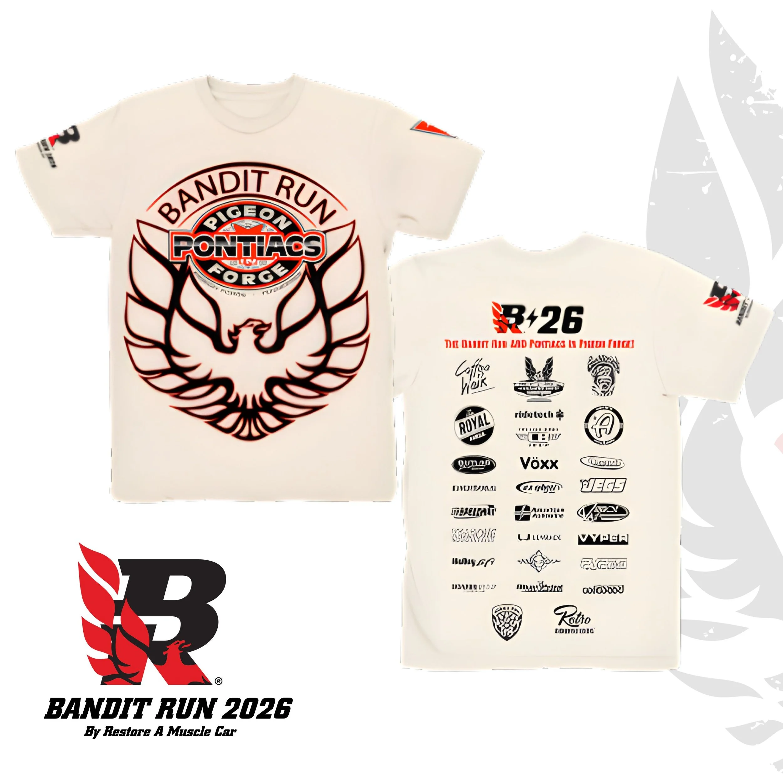 2026 Bandit Run "Event Shirt" Premium T-Shirt Pre-Order