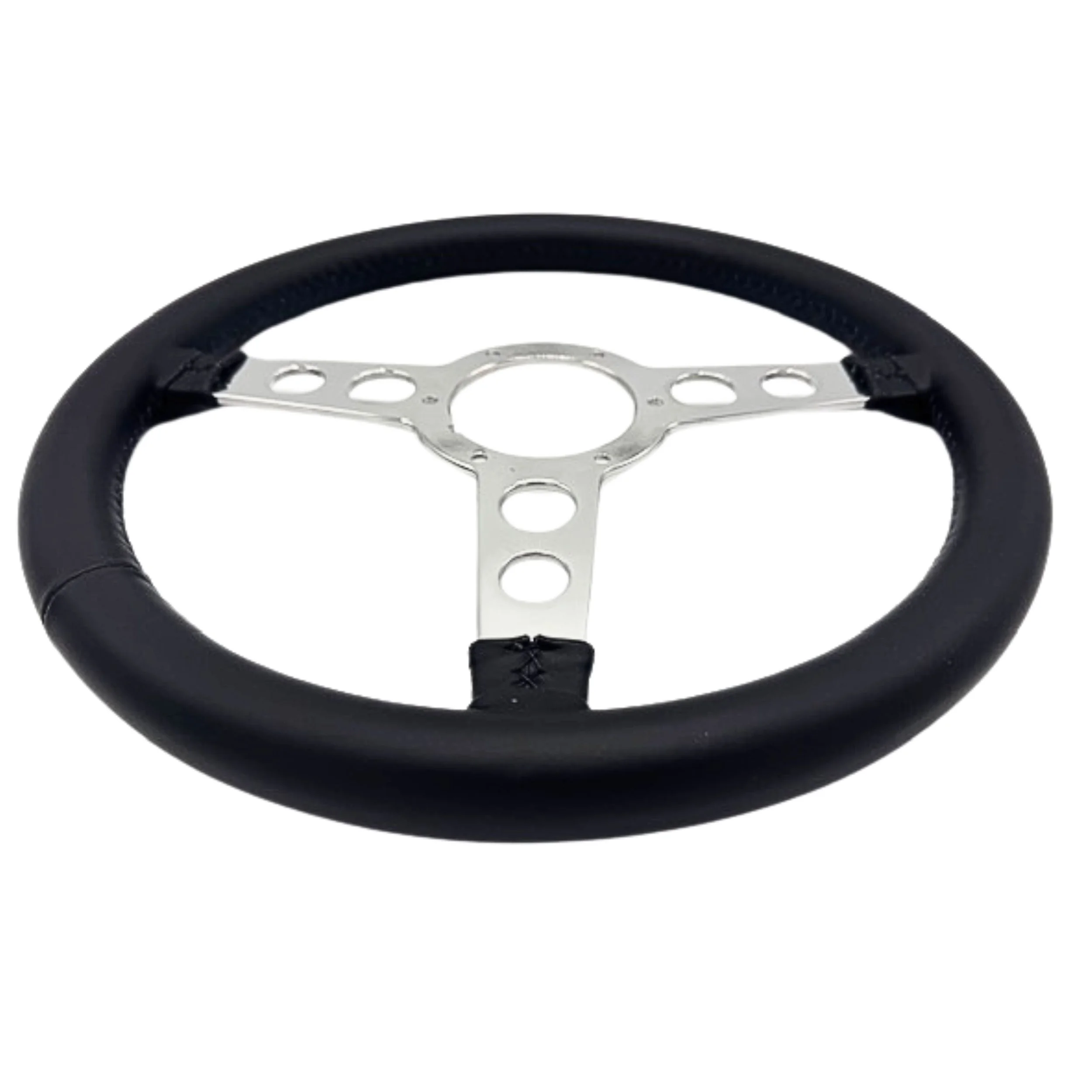 Grant GT Sport Steering Wheel 13 3/4" - 1969-1989 Pontiac, Chrome & Black, Includes Hub & Horn
