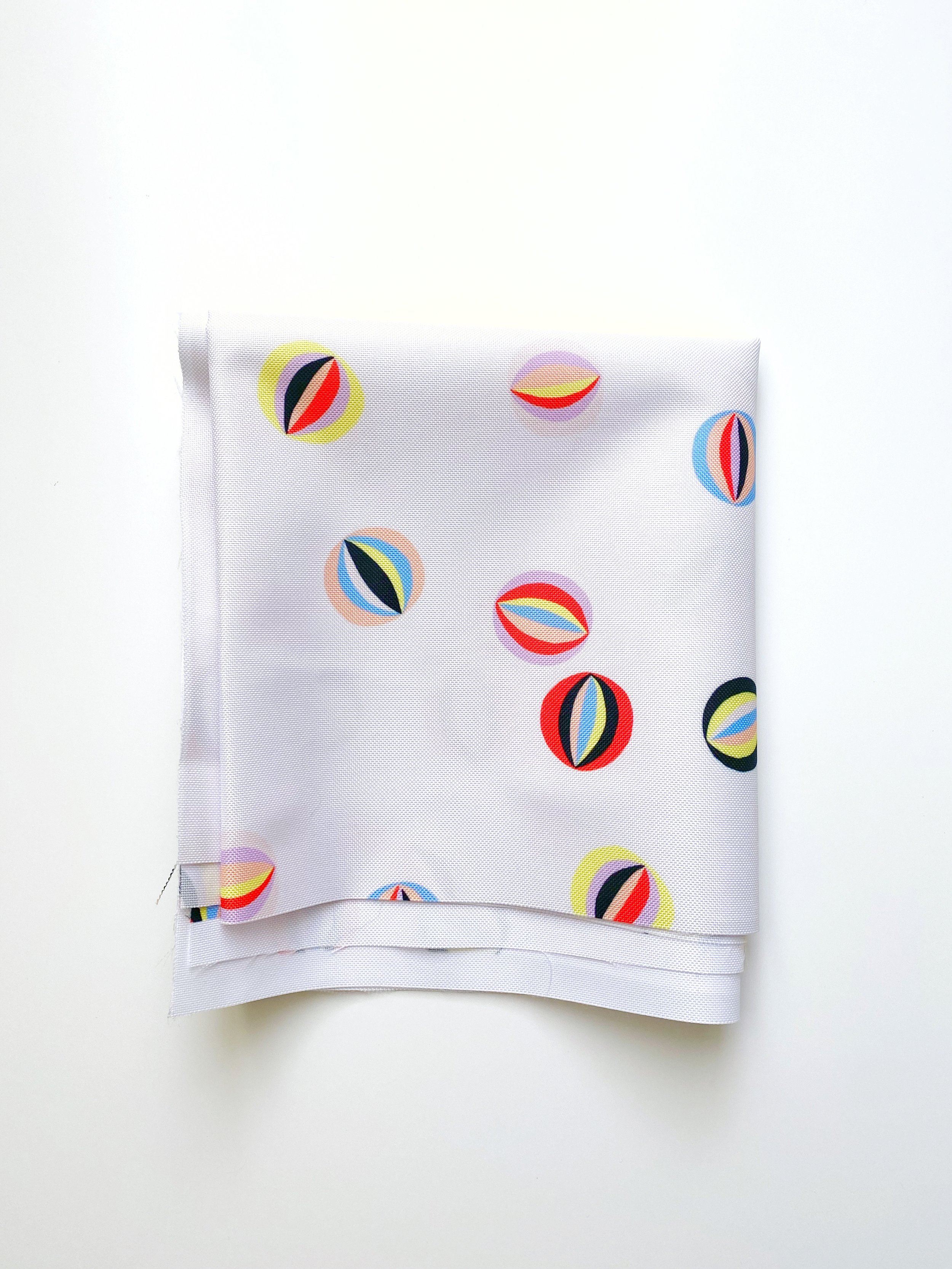COUPON LES BILLES ORIGINAL TISSU IMPERMEABLE 40x155 CM