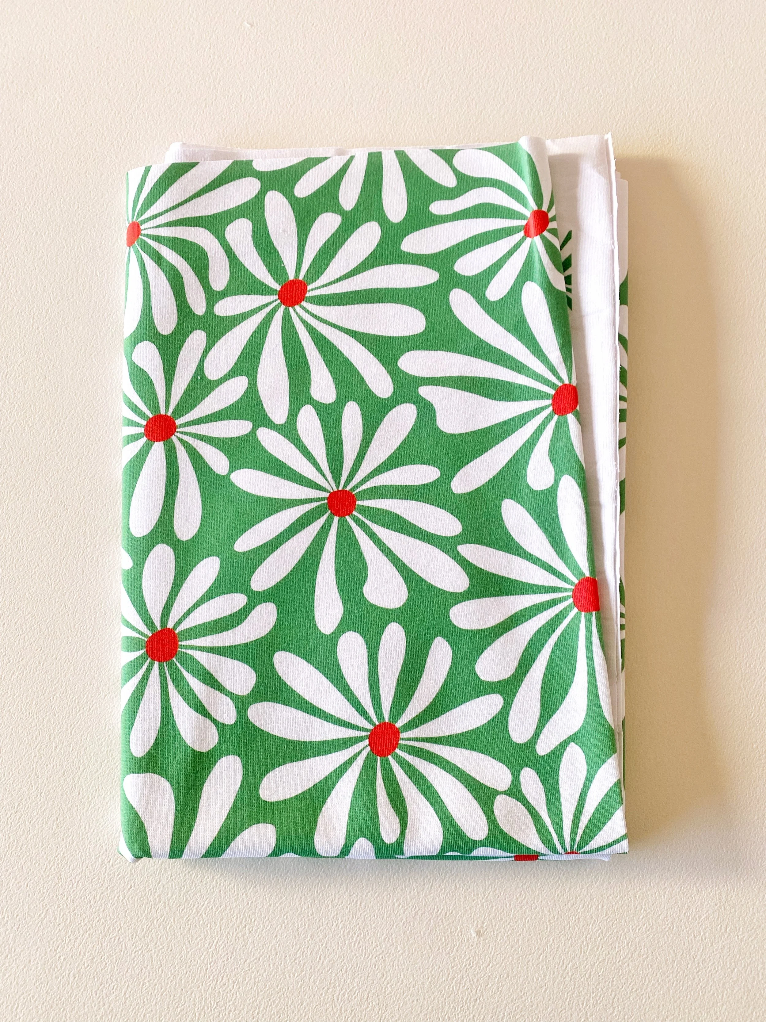 COUPON FLOWER BEACH VERT JERSEY 55x150 CM