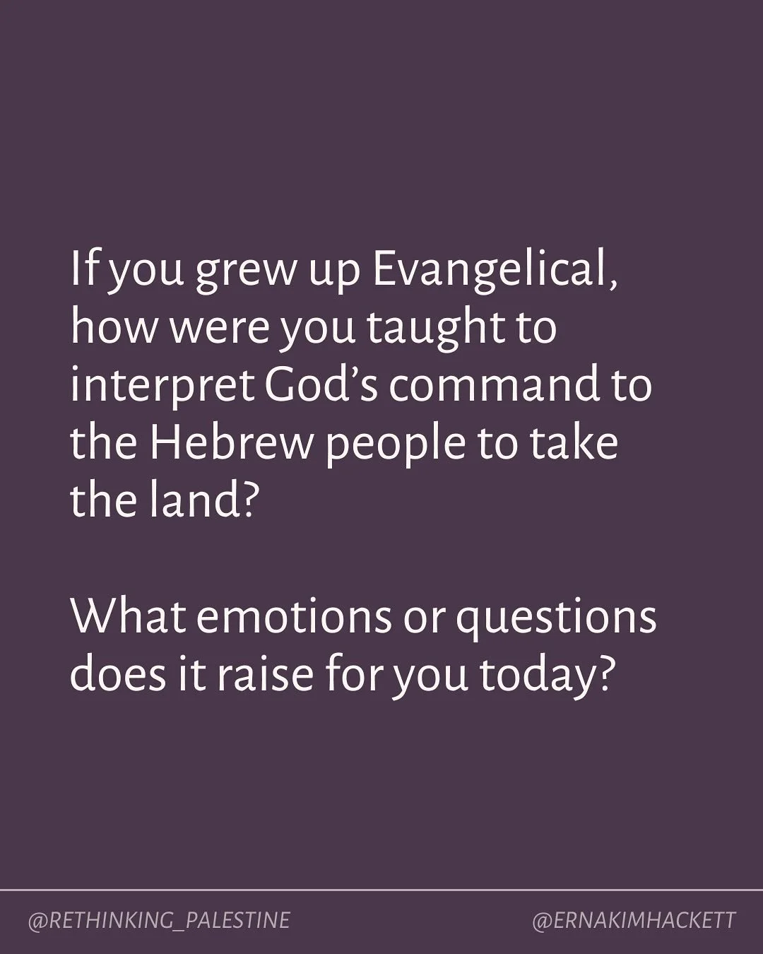 It is hard to believe that the devastation in Gaza began almost two years ago. When I began this journey of learning I was surprised  by how deeply my evangelical formation around certain Bible stories shaped my ability to engage with what was happen