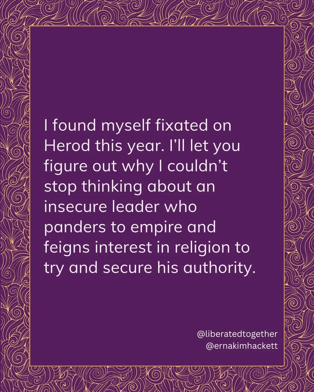 If there is anything I learn from the Bible, it&rsquo;s that there will always be shitty violent men in leadership.  So&hellip; we need to figure out how to survive them, resist them, and follow the Jesus way. But first we need to see them for what t