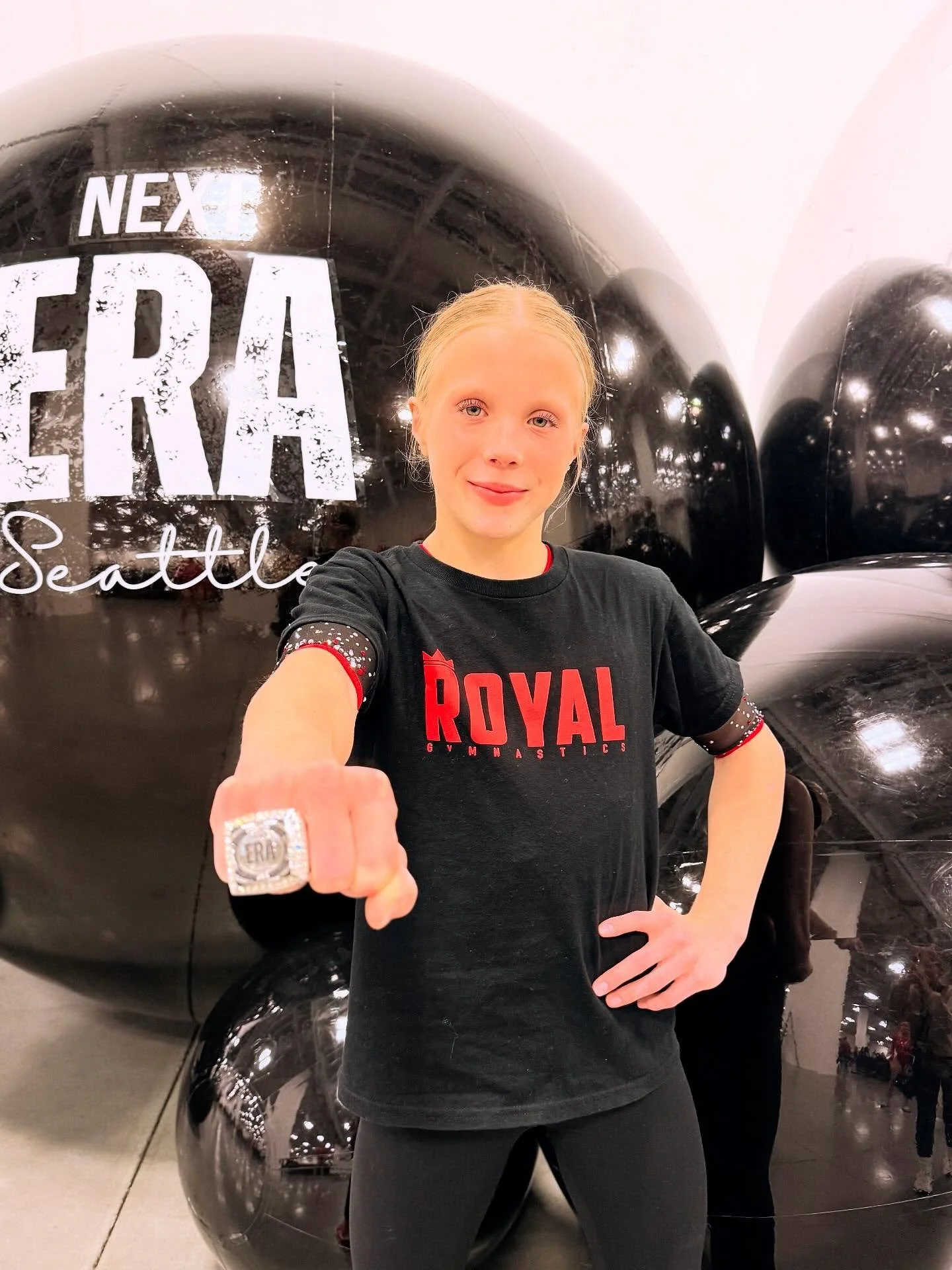 ✨ HUGE CONGRATULATIONS ✨

Shoutout to Charlie Marshall from Royal Gymnastics, our Level 10 Junior Top All-Around Champion 🏆💍

Charlie earned a championship ring and a $1,500 college camp award, and her strength, precision, and confidence truly stoo