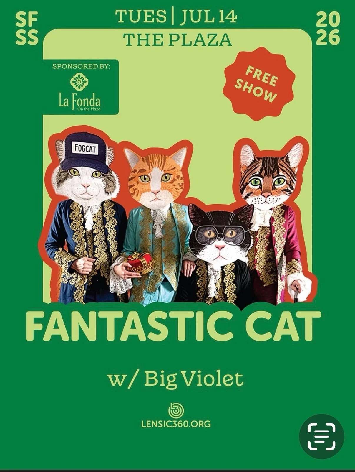 See you on Tuesday July 14 Santa Fe Plaza- 6pm
Opening for @fantasticcatband