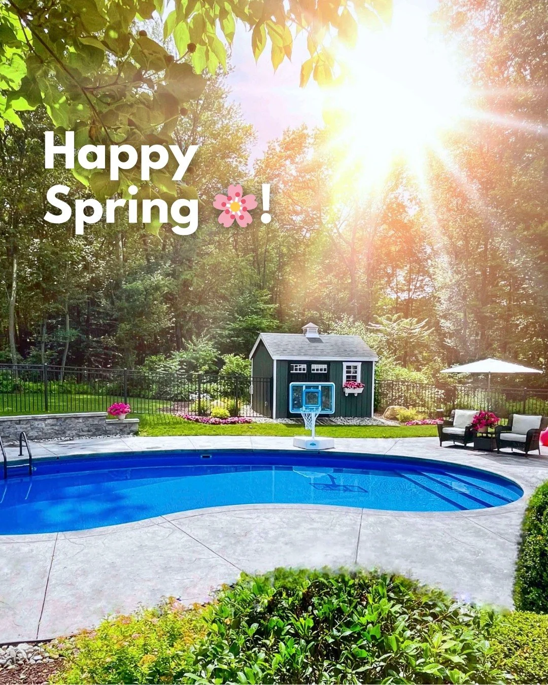 That means we&rsquo;re officially one season closer to summer.

Longer days, warmer weather, and summer is getting closer.

If you haven&rsquo;t scheduled your pool opening yet, now is a great time to get on the calendar. 

☎️ 860-872-1926, speak to 