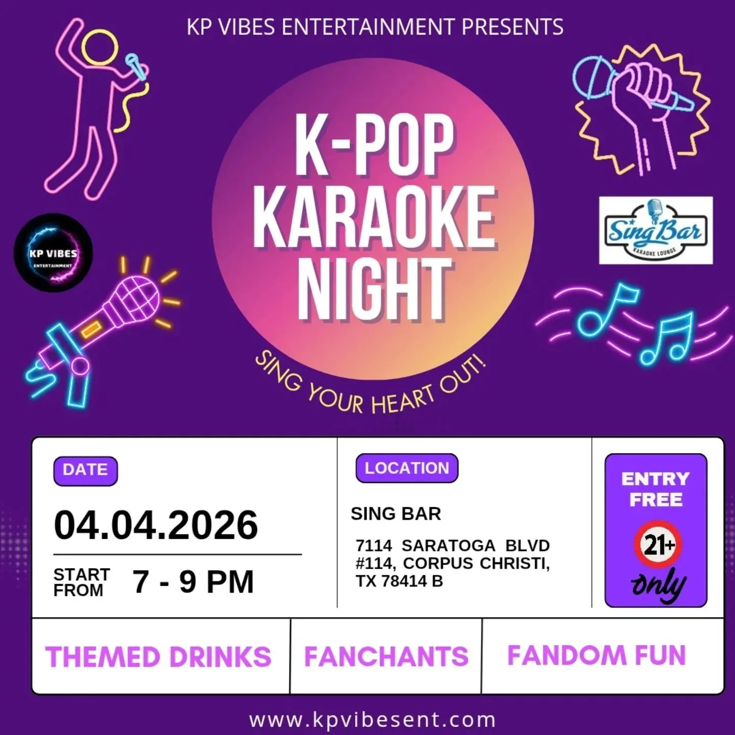 K-Pop Karaoke Night