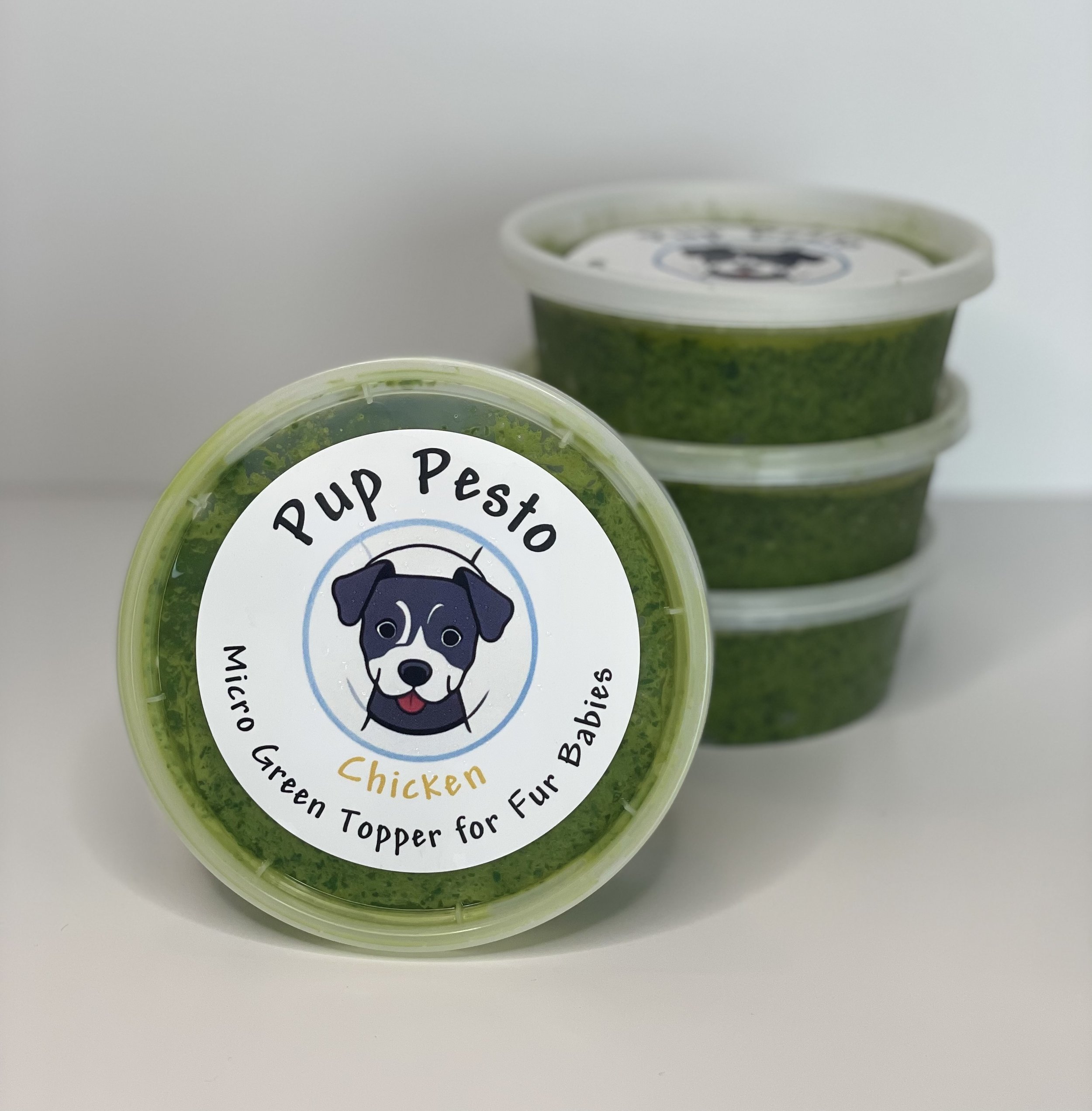 Chicken Microgreen Pup Pesto