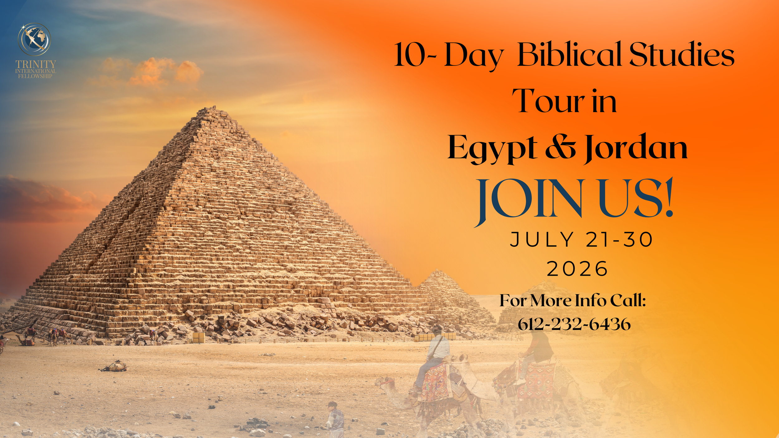 10-Day Biblical Studies Tour in Egypt & Jordan