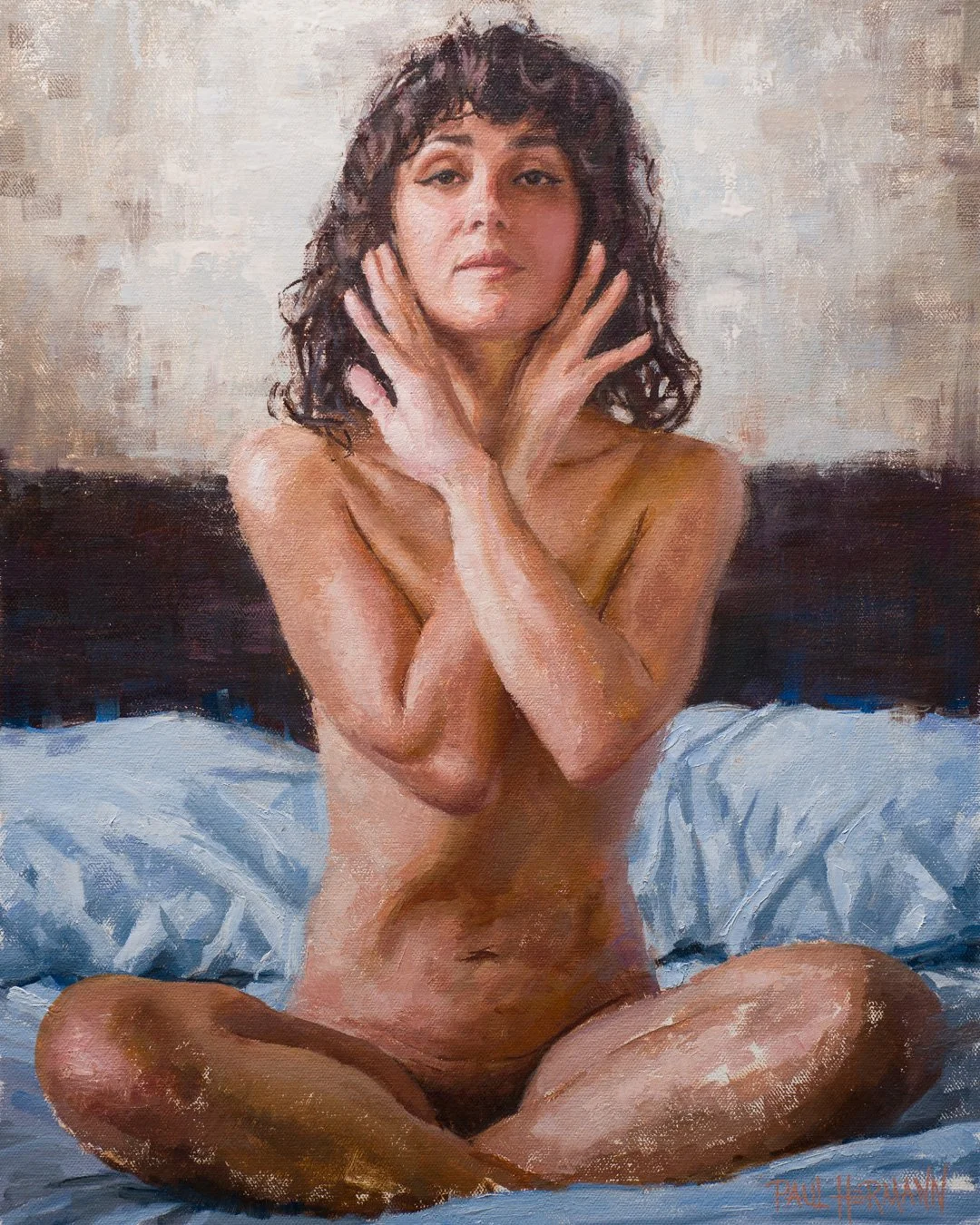 Figure Study of Kawena - 18"x14", Oil, 2025.