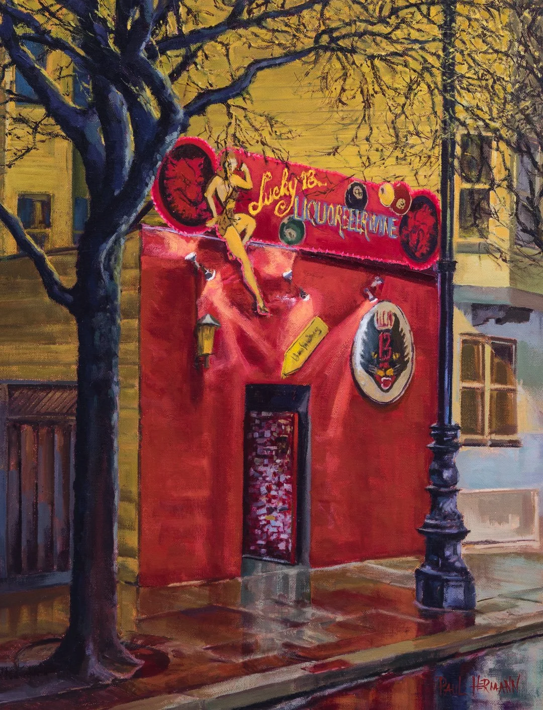 Lucky 13 - 20"x16", oil, 2017.